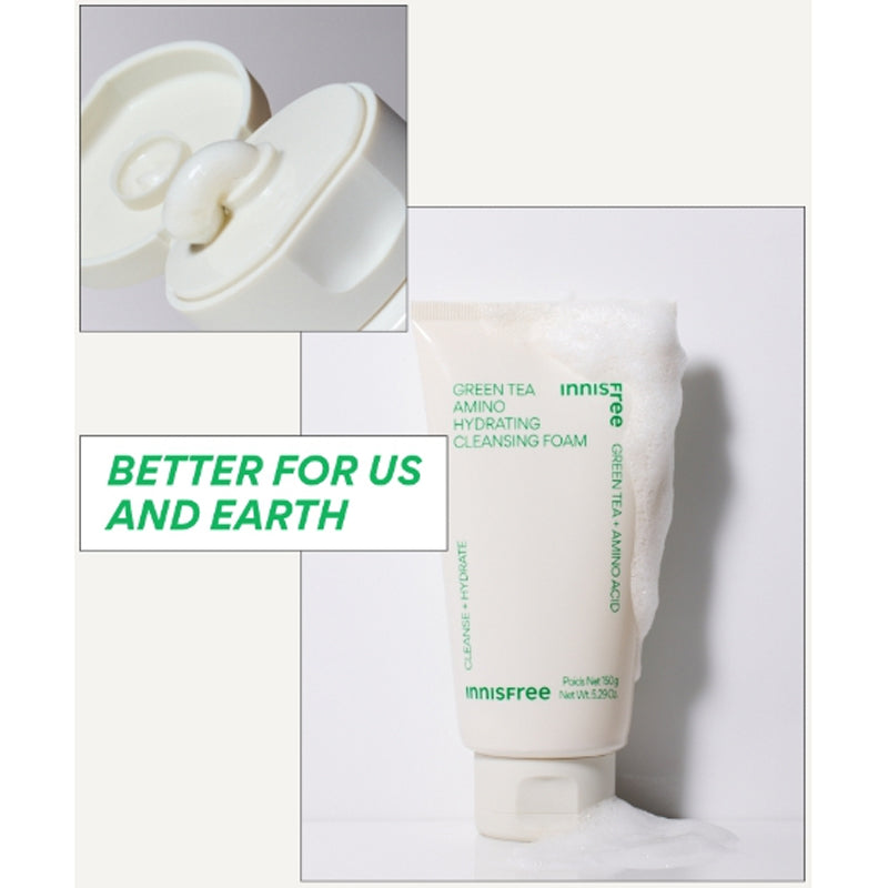 INNISFREE Green Tea Amino Hydrating Cleansing Foam