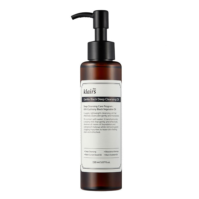 KLAIRS Gentle Black Deep Cleansing Oil