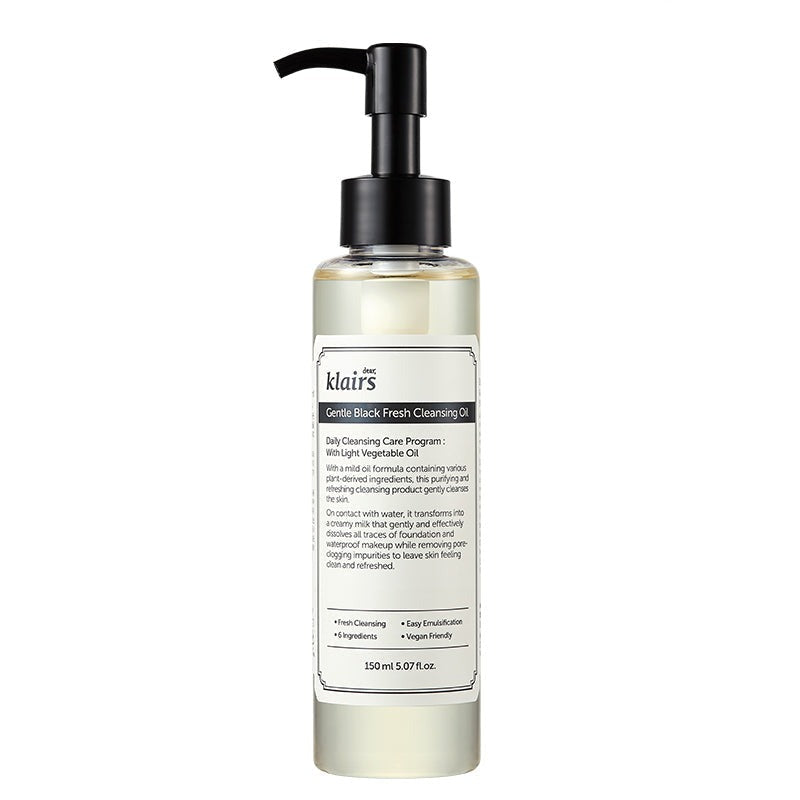 KLAIRS Gentle Black Fresh Cleansing Oil