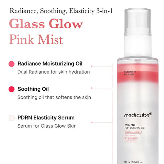 Medicube PDRN Pink Glutathione Serum Mist Euphoria Cosmetics Australia